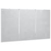 vidaXL Tableau blanc magn&eacute;tique pliable 180x100x1,7 cm aluminium