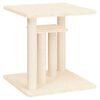 vidaXL Arbres &agrave; chat avec plates-formes cr&egrave;me 50 cm