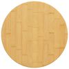vidaXL Dessus de table &Oslash;30x1,5 cm bambou