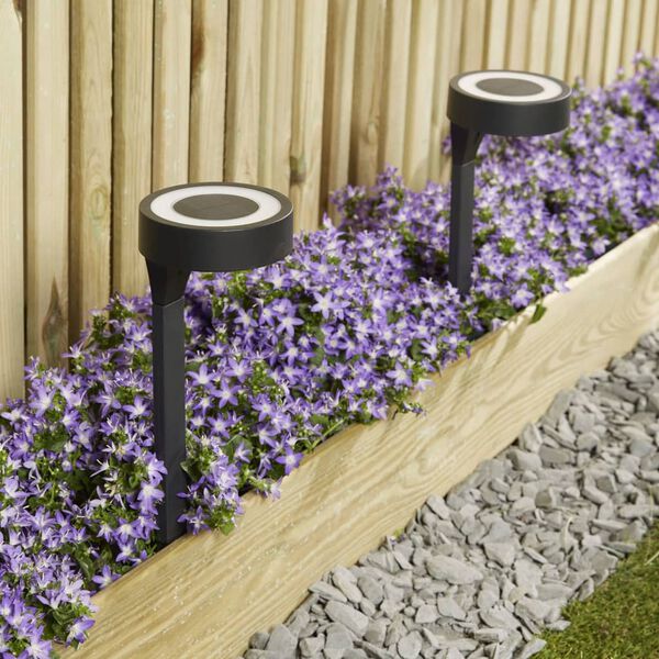 Luxform Lampes de jardin &agrave; LED solaires AYR Orange 2 pcs Noir