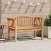 vidaXL Banc de jardin Marron 120 x 53,5 x 85 cm Bois de teck solide