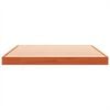 vidaXL Cadre de lit sans matelas cire marron 120x200cm bois pin massif