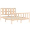 vidaXL Cadre de lit sans matelas 140x190 cm bois de pin massif