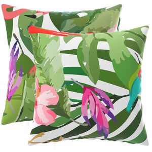 vidaXL Housse de coussin 2 pcs HEERLEN Multicolore 30 x 30 cm