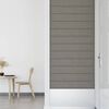 vidaXL Panneaux muraux 12 pcs Gris clair 90x15 cm Velours 1,62 m&sup2;