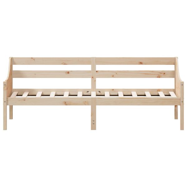 vidaXL Lit de jour sans matelas 80x200 cm bois de pin massif