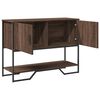vidaXL Table console chêne marron 100x35x74,5 cm bois d'ingénierie