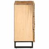 vidaXL Buffets 2 pcs 60x34x75 cm bois de manguier massif brut