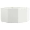 vidaXL Jardini&egrave;re Blanc 120 x 120 x 50 cm Acier