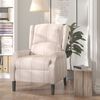 vidaXL Fauteuil inclinable Motif &agrave; lignes Tissu