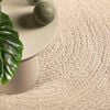 vidaXL Tapis ZIZUR beige 200x290 cm aspect de jute int&eacute;rieur ext&eacute;rieur
