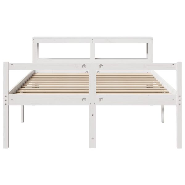 vidaXL Lit pour personne âgée avec tête de lit sans matelas 150x200 cm