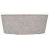 vidaXL Lavabo Gris &Oslash;40x15 cm Marbre