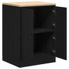 vidaXL Armoire de rangement de garage noir 60x51x85 cm bois de pin