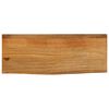 vidaXL Dessus de table &agrave; bord vivant 80x30x3,8 cm bois massif manguier