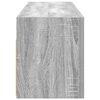 vidaXL Armoire murale de bain sonoma gris 100x25x30 cm bois ingénierie