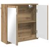 vidaXL Armoire Miroir de Salle de Bain Ch&ecirc;ne artisanal 60 x 20 x 60 cm
