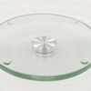 vidaXL Assiette de service rotative 2pcs Transparent 30cm Verre tremp&eacute;