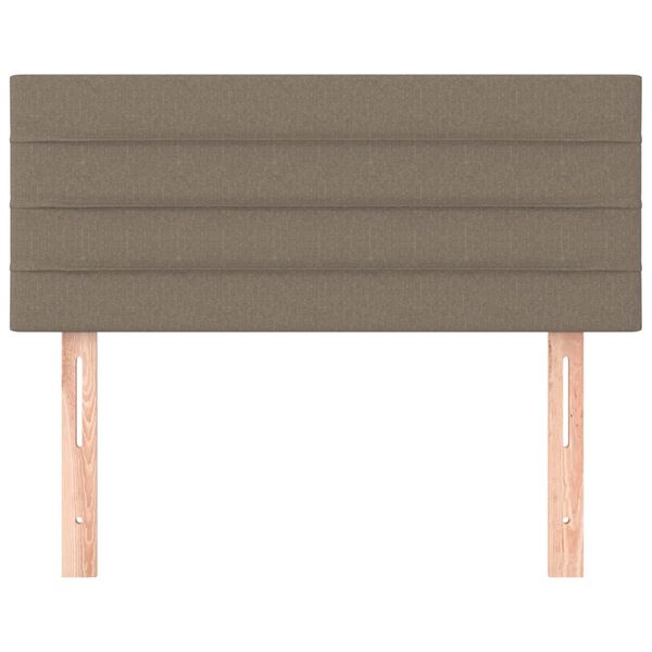 vidaXL T&ecirc;te de lit Taupe 80x5x78/88 cm Tissu