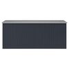 vidaXL Abri de jardin 257x392x181 cm M&eacute;tal Anthracite