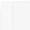 vidaXL Meubles TV muraux 2 pcs blanc 40,5x30x40 cm bois d'ingénierie