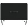 vidaXL Table basse Noir 50x50x40 cm Bois d'ingénierie