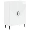 vidaXL Meuble de Rangement de Salle de Bain HAARLEM Blanc brillant