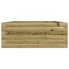 vidaXL Jardinière 90x60x23 cm bois de pin imprégné