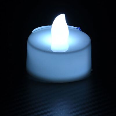 vidaXL Bougies électriques sans flamme à LED colorées 50 pcs