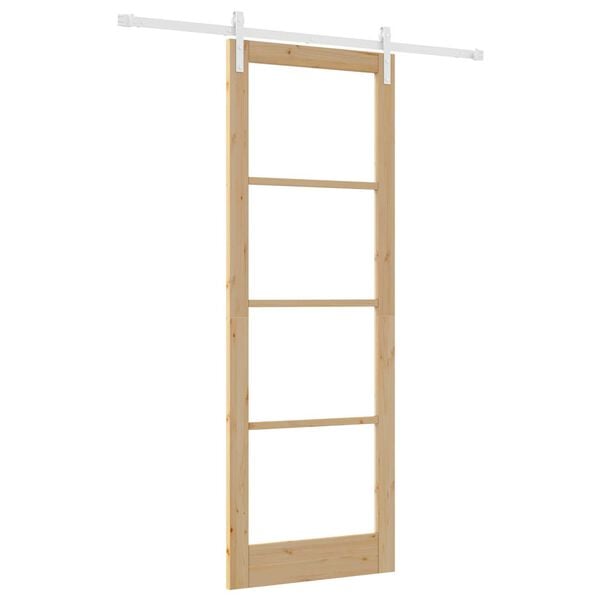 vidaXL Porte coulissante ORKDAL Naturel 83 x 232 cm