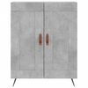 vidaXL Buffet gris b&eacute;ton 69,5x34x90 cm bois d'ing&eacute;nierie