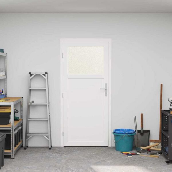 vidaXL Porte d'entrée latérale 88 x 198 cm PVC