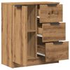 vidaXL Buffet ch&ecirc;ne artisanal 60x30x70 cm bois d'ing&eacute;nierie