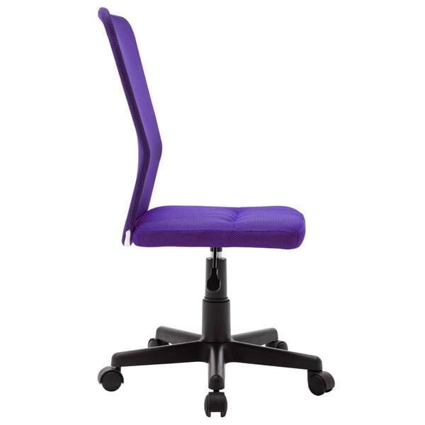 vidaXL Chaise de bureau Violet 44x52x100 cm Tissu en maille