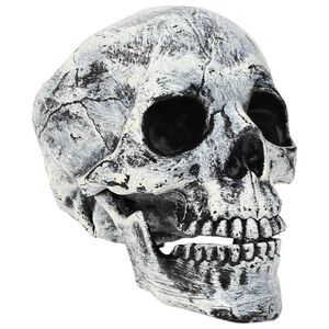 vidaXL Cr&acirc;ne de Halloween SPOOKA 2 pc Blanc 12 x 15 x 17,5 cm