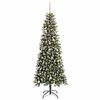 vidaXL Sapin de No&euml;l artificiel Vert 240 cm PVC, plastique et acier