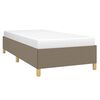 vidaXL Cadre de lit sans matelas taupe 90x190 cm tissu