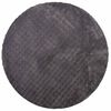 vidaXL Tapis de surface Rond SIROLO Anthracite &Oslash; 200 CM Polyester