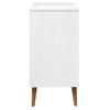 vidaXL Buffet MOLDE Blanc 76,5x40x80 cm Bois massif de pin
