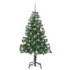 vidaXL Sapin de No&euml;l avec 150 LED avec support Vert 150 cm PVC
