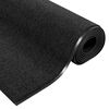 vidaXL Tapis d'entrée Autre Noir 120 x 350 cm Polyamide et PVC