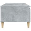 vidaXL Table basse Gris béton 90x50x36,5 cm Bois d'ingénierie