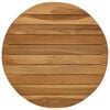 vidaXL Plateau de table &Oslash; 40 x 3,5 Rond Bois de teck massif Naturel
