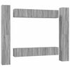 vidaXL Ensemble de meubles TV 6 pcs Sonoma gris Bois d'ing&eacute;nierie