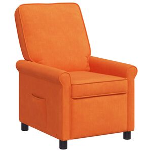 vidaXL Fauteuil inclinable Orange 69 x 95 x 101 cm Tissu