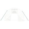 vidaXL Serre avec cadre en acier blanc 54 m&sup2; 18x3x2 m