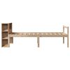 vidaXL Lit bibliothèque sans matelas 90x190 cm bois de pin massif