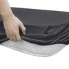 vidaXL Draps-housses lits &agrave; eau 2 pcs 1,6x2 m Jersey coton anthracite