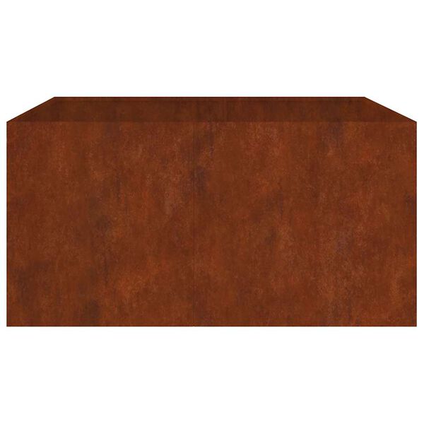 vidaXL Jardini&egrave;re 80x80x40 cm acier corten