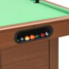 vidaXL Table de billard 184x108x82 cm Marron